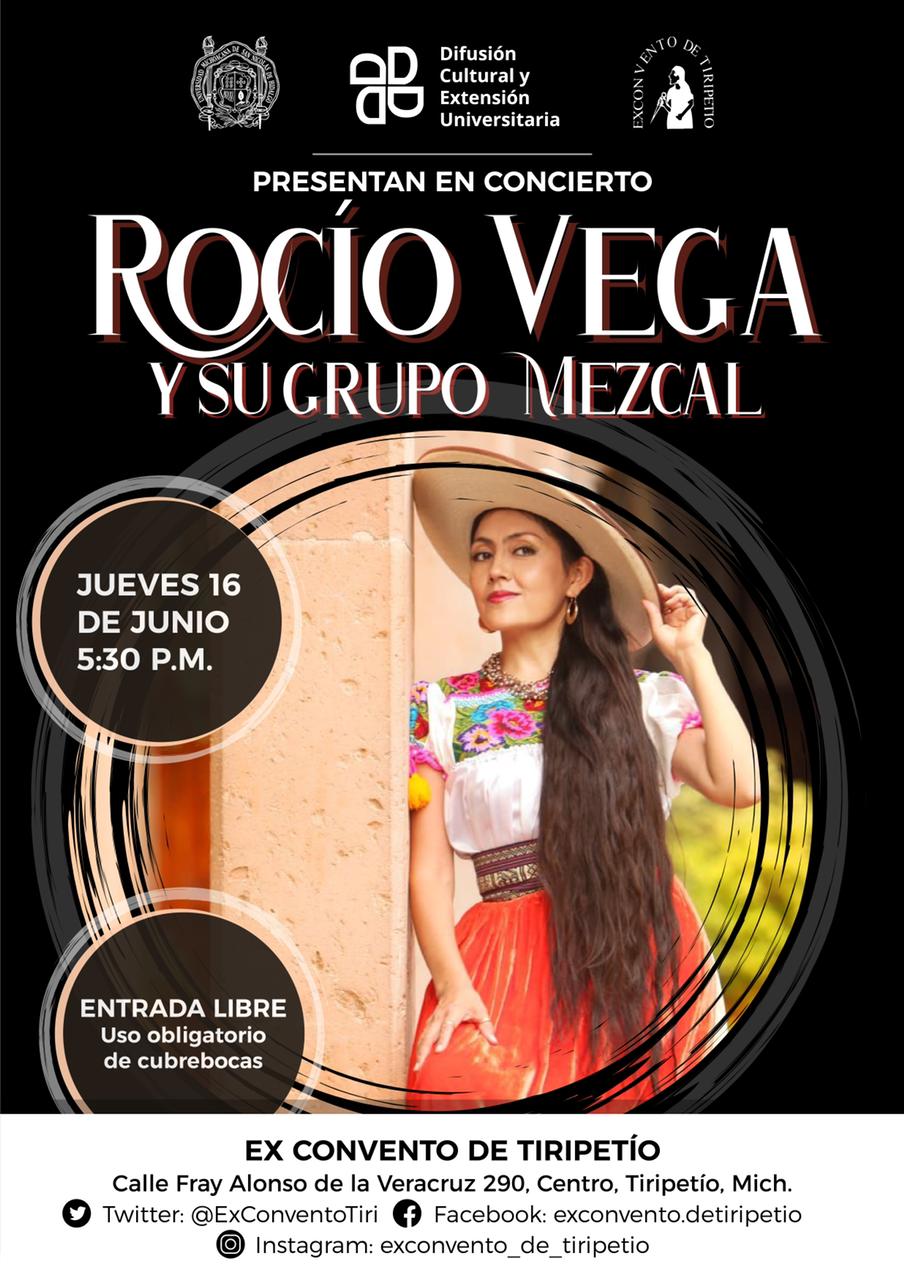 Grupo Mezcaly Rocio Vega en el Exconvento de Tiripetío