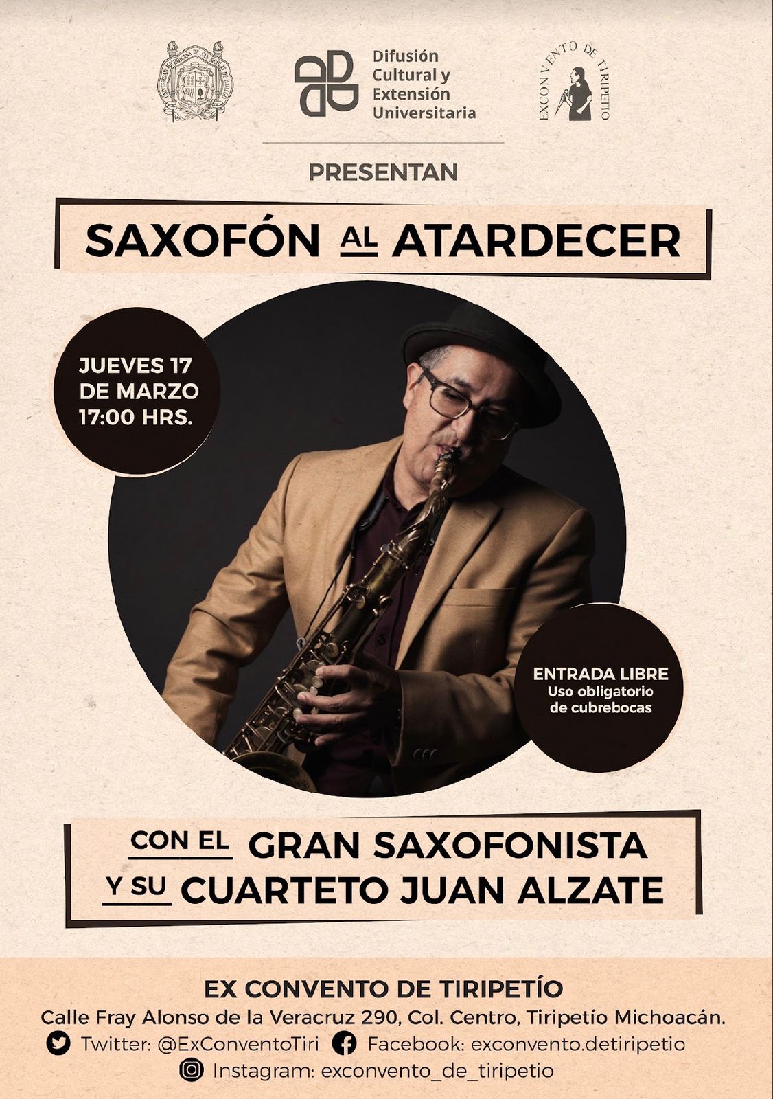 Saxofón al atardecer